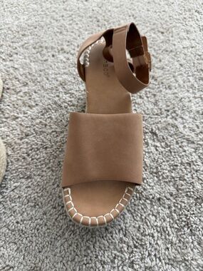 Bamboo Espadrille Wedge Sandals Size 7.5 New Boho Platform Summer Shoes